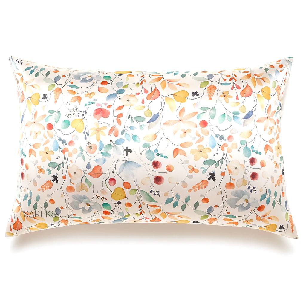 autumn-print-satin-silk-pillowcase روبالشی ساتن ابریشم طرح پاییز